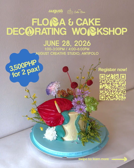 Flora & Cake Decorating Workshop for TWO!